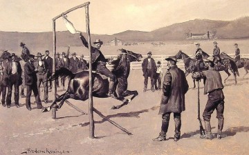  cowboy - A Gander Pull Frederic Remington cowboy